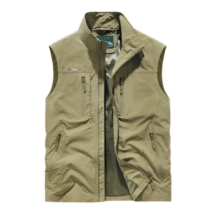 Chaleco impermeable clásico para hombre