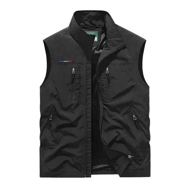 Chaleco impermeable clásico para hombre