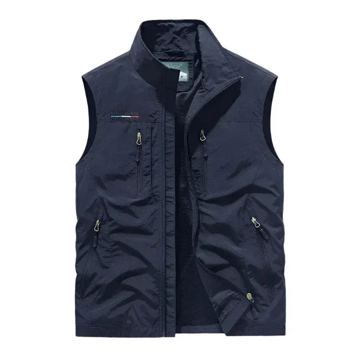 Chaleco impermeable clásico para hombre