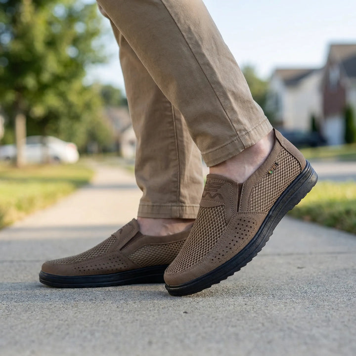 Vantelo - Mocasín sin cordones ventilado para hombre