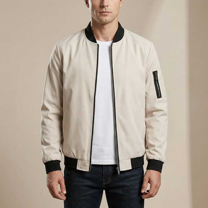 Vanturo - Chaqueta bomber de silueta delgada para hombre