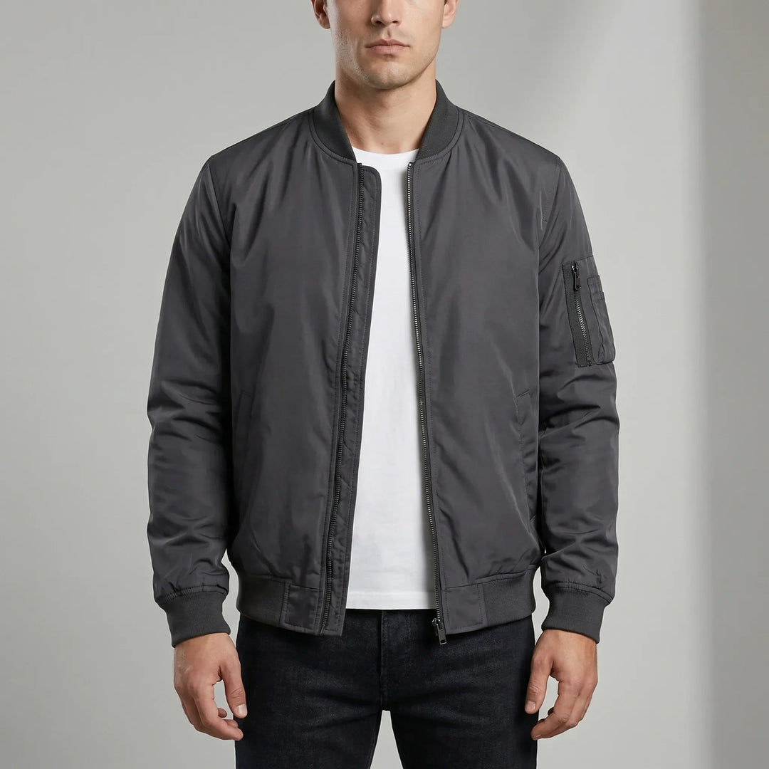 Vanturo - Chaqueta bomber de silueta delgada para hombre