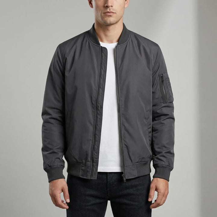 Vanturo - Chaqueta bomber de silueta delgada para hombre