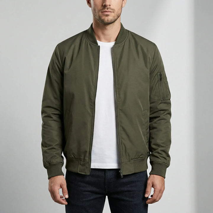Vanturo - Chaqueta bomber de silueta delgada para hombre