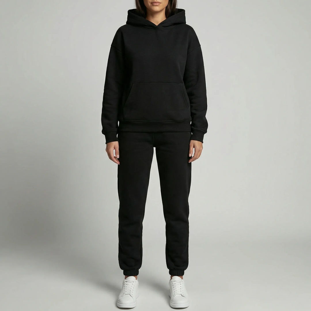 Velonix - Conjunto a juego de sudadera con capucha y pantalón deportivo