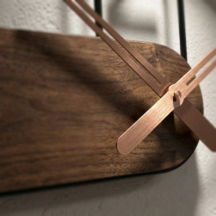 Velorind - Reloj de pared moderno redondo de esfera abierta