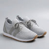 Zapatilla de Tricot con Cordones para Mujeres