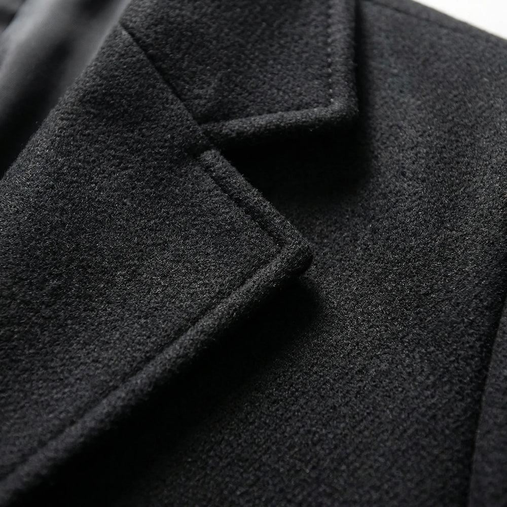 Veltmore - Abrigo largo estructurado para hombre