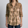 Blusa de Mangas Largas con Botones en Frente
