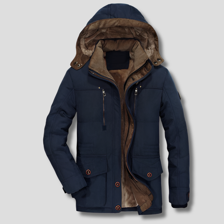 Chaqueta de Invierno Todo Clima para Hombres Caliente Impermeable Transpirable