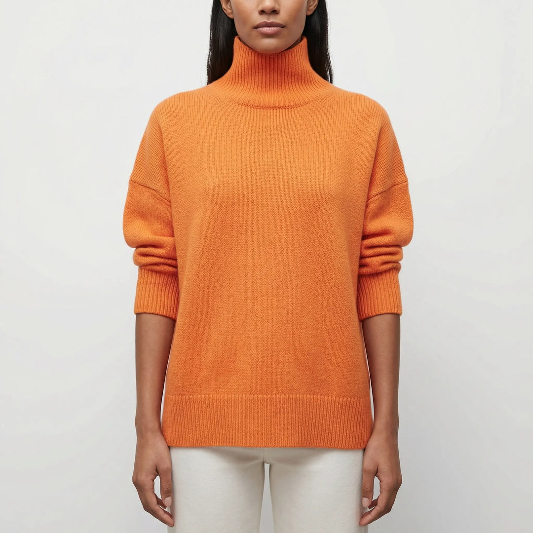Volvaine - Jersey de cuello alto ajustado
