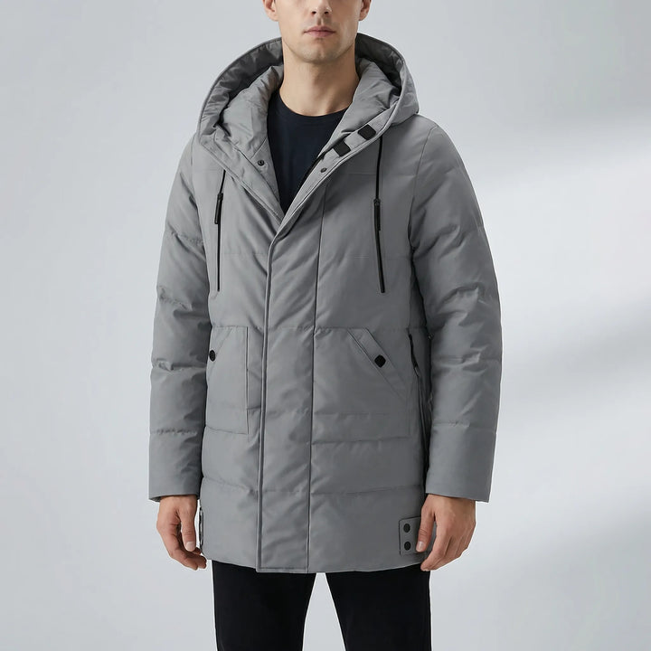 Vortrek - Chaqueta con capucha aislante de longitud media