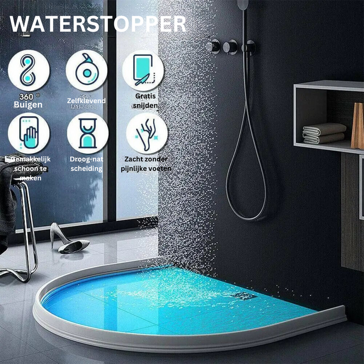 Junta de silicona WaterStopper para baños y cocinas sin fugas