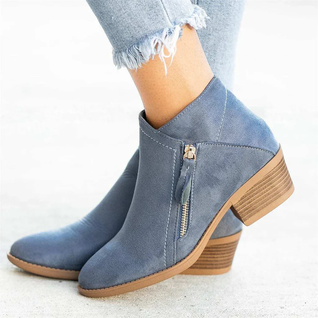 Botas ortopédicas de piel para mujer