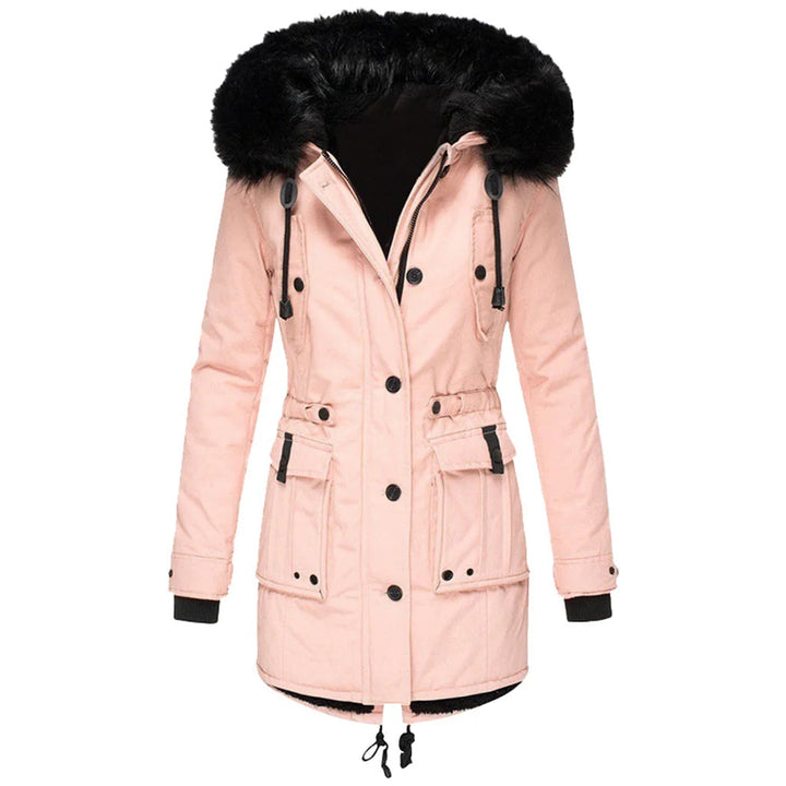 Abrigo de invierno con capucha para mujer: calidez con estilo para los días fríos