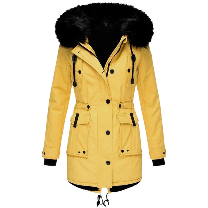 Abrigo de invierno con capucha para mujer: calidez con estilo para los días fríos