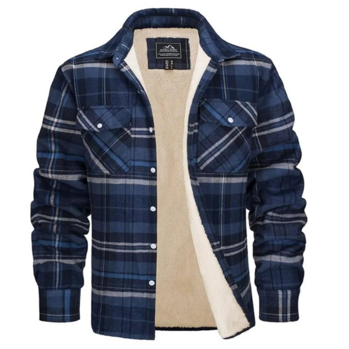 Chaqueta de Cuadros Forrada de Polar