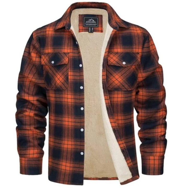 Chaqueta de Cuadros Forrada de Polar