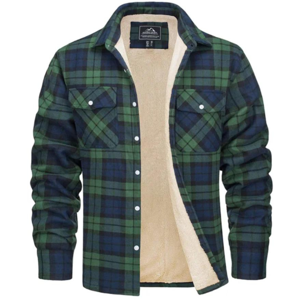 Chaqueta de Cuadros Forrada de Polar