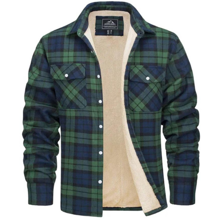 Chaqueta de Cuadros Forrada de Polar
