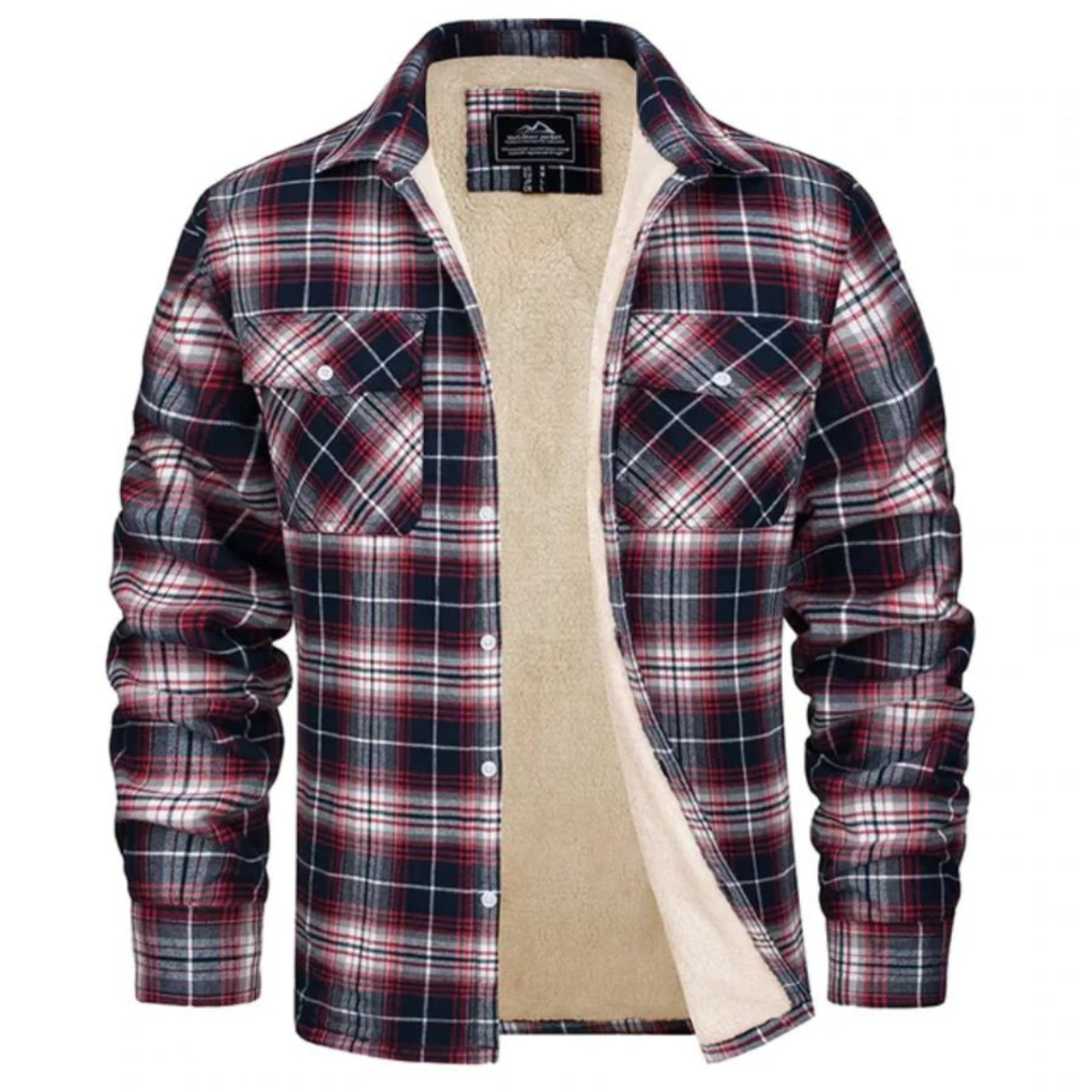 Chaqueta de Cuadros Forrada de Polar