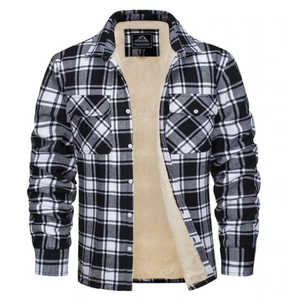Chaqueta de Cuadros Forrada de Polar