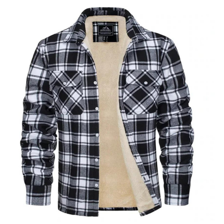 Chaqueta de Cuadros Forrada de Polar