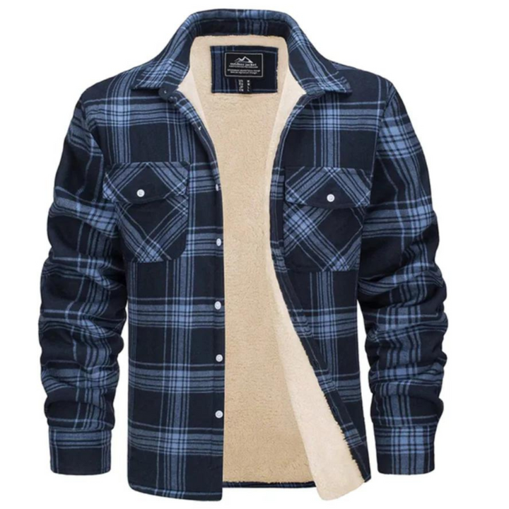 Chaqueta de Cuadros Forrada de Polar