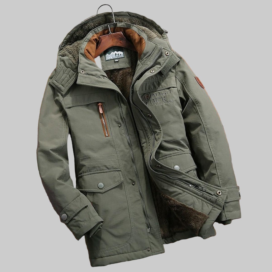 Chaqueta con Capucha Acolchada para Hombres