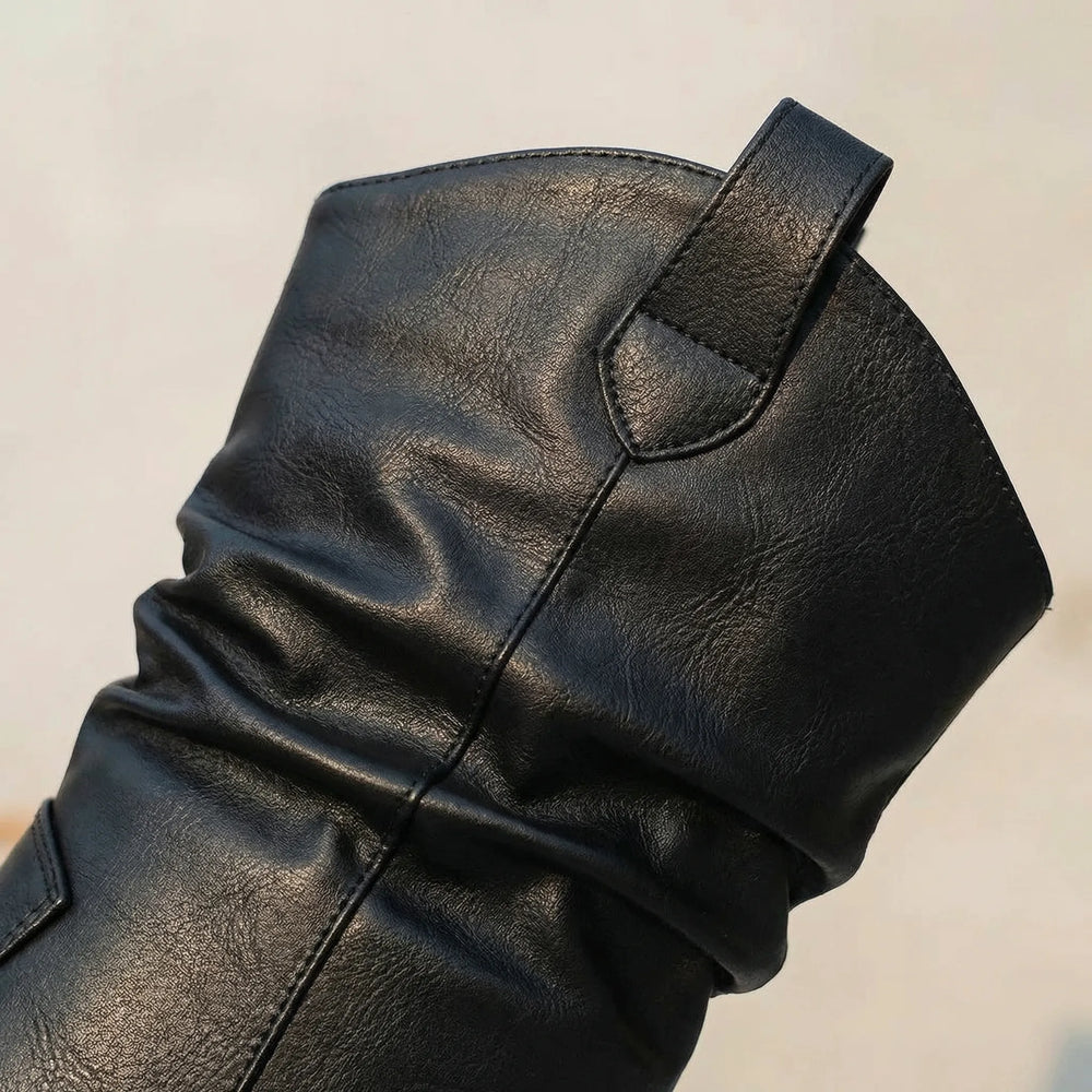 Westarra - Bota vaquera sin cordones con punta afilada