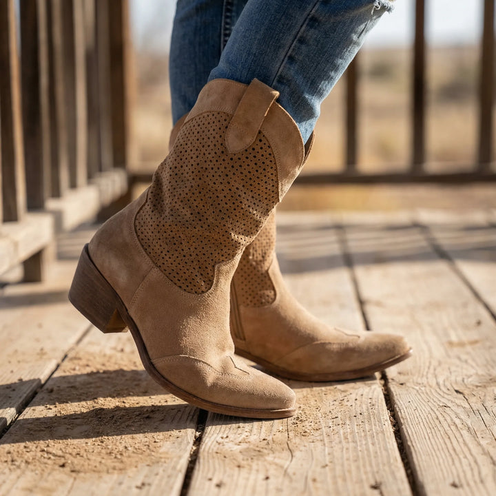 Westerlyn - Bota vaquera de media caña para mujer