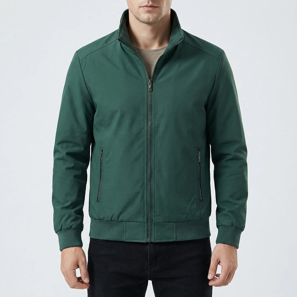 Windrak - Chaqueta de hombre con cremallera frontal resistente al viento