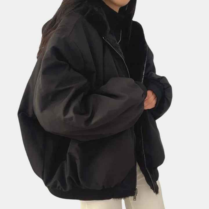 Abrigo de invierno 2 en 1 para mujer con capucha: calidez y estilo versátiles para el frío