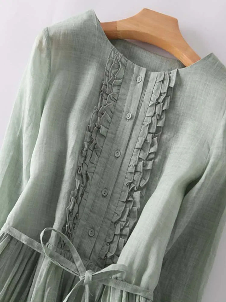 Vestido de Lino para Mujer: Elegancia Atemporal y Frescura Natural para el Verano