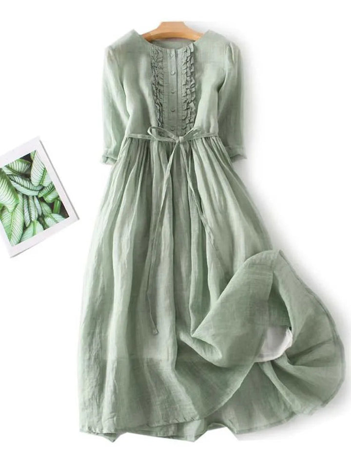 Vestido de Lino para Mujer: Elegancia Atemporal y Frescura Natural para el Verano