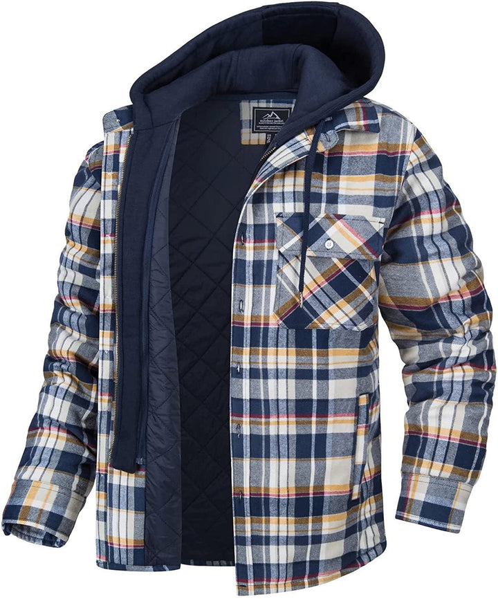 Chaqueta con capucha de entretiempo para hombre