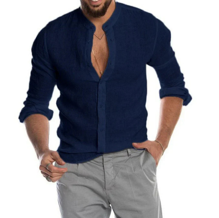 Camisa de lino para hombre
