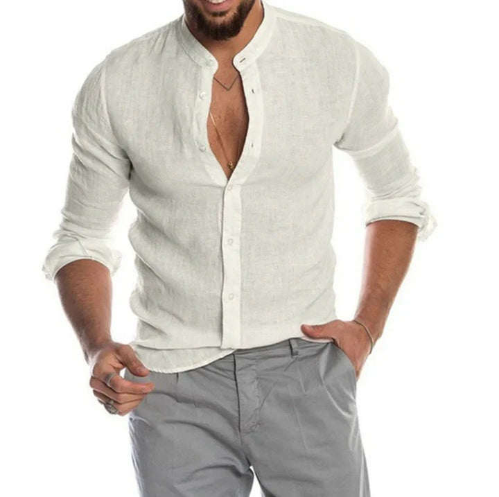 Camisa de lino para hombre