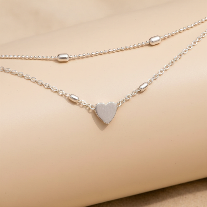 Tobillera de Cadena Doble de Moda – Pulsera de Pie Trendy