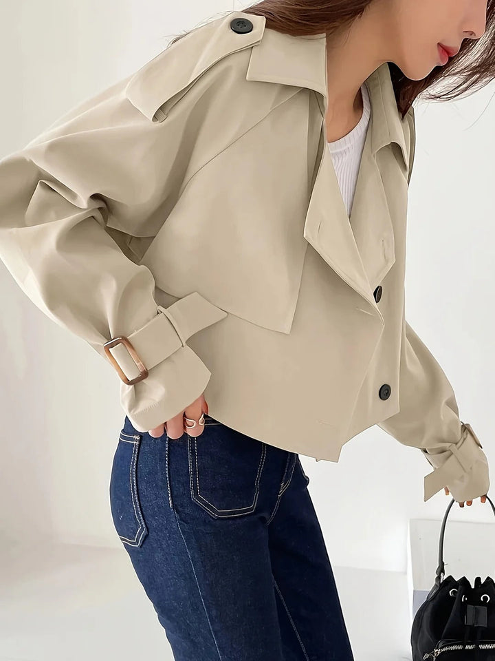 Chaquetón corto informal y chic