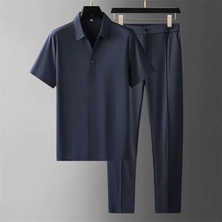 Grayson: conjunto de dos piezas (polo y pantalones) para hombre