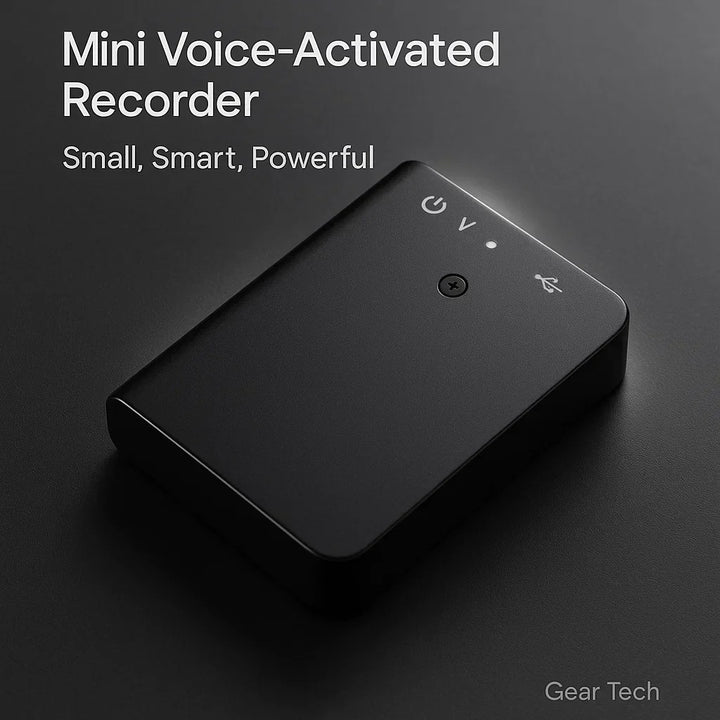 Grabadora de Voz Mini Activada por Voz