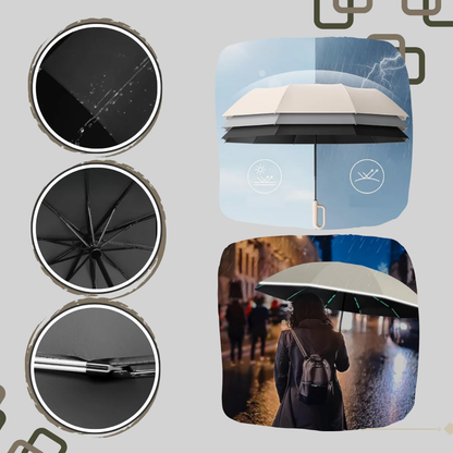 Paraguas con bloqueo automático: diseño confiable y resistente a la intemperie