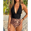 Traje de baño de una pieza sexy con pliegues para mujer, ideal para el verano