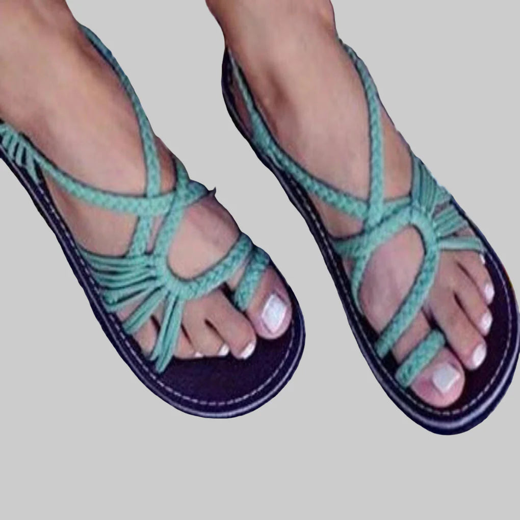 Sandalias de playa coloridas