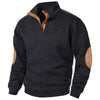 Sudadera de cuello en V para hombre, ideal para actividades al aire libre y estilo informal