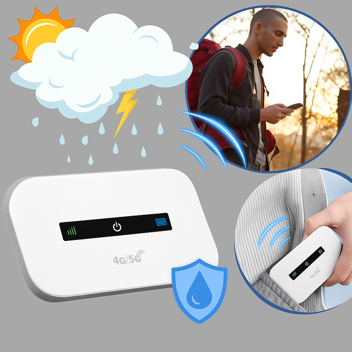 Enrutador Wi-Fi Portátil – Acceso a Internet en Movimiento