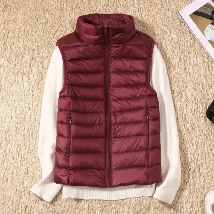 Chaleco cortaviento para mujer