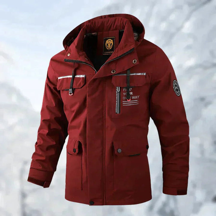 Cael – Chaqueta con capucha impermeable y cortavientos para hombre