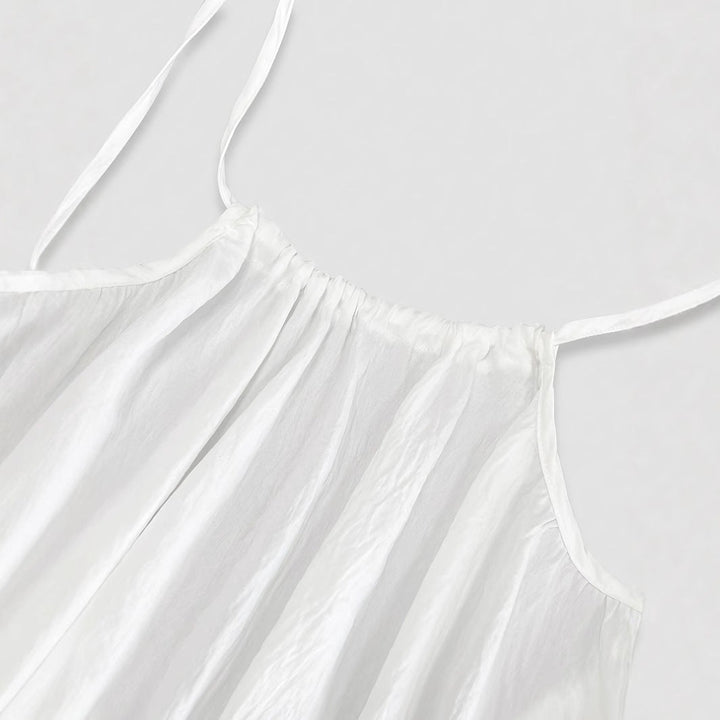 Vestido Largo Suelto Sin Espalda para Mujeres
